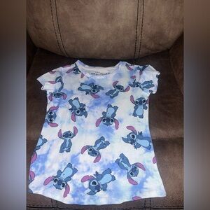 Disney Stitch White and Blue Tee